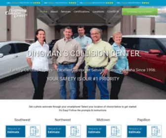 Dingmans.com(Collision Repair Omaha) Screenshot