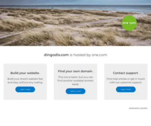Dingodis.com(Trying to get property 'name' of non) Screenshot