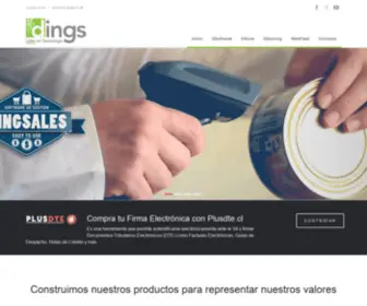 Dings.cl(Líder en Tecnología y Telecomunicaciones) Screenshot