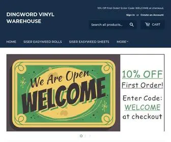 Dingwordvinylwarehouse.com(Dingword Vinyl Warehouse) Screenshot