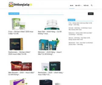 Dinhduongcaocap.vn(Home) Screenshot