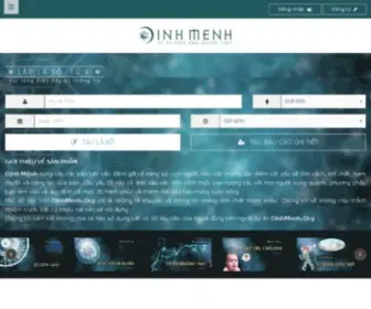 Dinhmenh.org(Dinhmenh) Screenshot