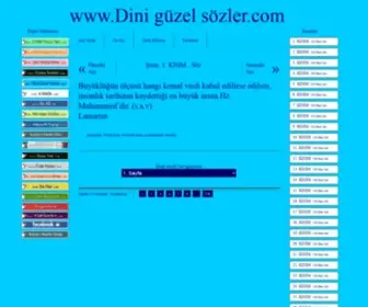 Diniguzelsozler.com(Dini güzel sözler) Screenshot