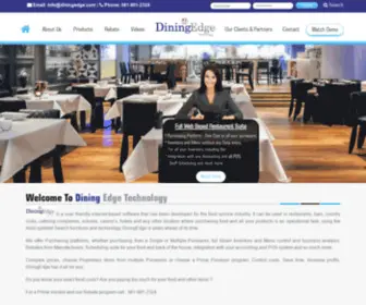 Diningedge.com(Web Based Management Software Suite for FoodService) Screenshot