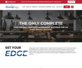 Diningedge.net(Web Based Management Software Suite for F&B Industries) Screenshot