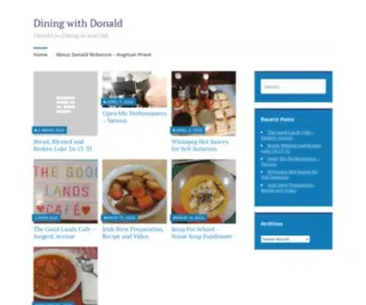 Diningwithdonald.com(Dining with Donald) Screenshot