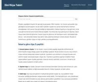 Diniruyatabiri.com(Dini rüya tabiri) Screenshot