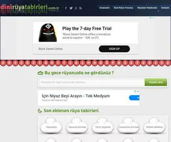 Diniruyatabirleri.com.tr(Rüya Tabirleri) Screenshot
