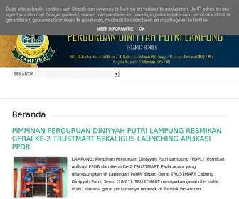 Diniyyahputrilampung.org(Perguruan Diniyyah Putri Lampung) Screenshot