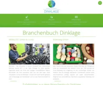 Dinklage-Links.de(Branchenbuch Dinklage) Screenshot