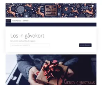 Dinklapp.se(Gåvokort) Screenshot