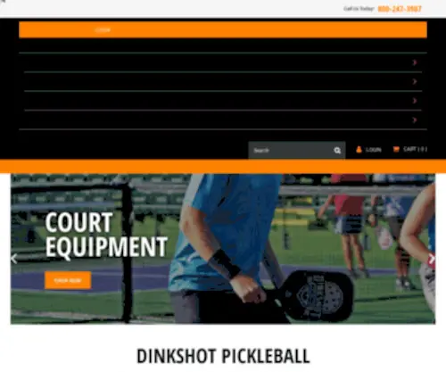 Dinkshot.com(Dinkshot Pickleball) Screenshot