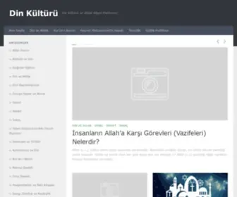 Dinkulturu.gen.tr(Din K) Screenshot