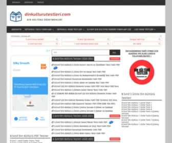 Dinkulturutestleri.com(Din kültürü testleri) Screenshot