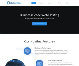 Dinkumhost.com(Portal Home) Screenshot