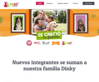 Dinky.com.co(Productos de aseo y alta cosmética para perros y gatos) Screenshot