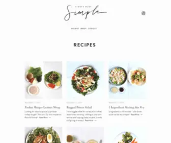 Dinnermadesimple.co(Dinner Made Simple) Screenshot