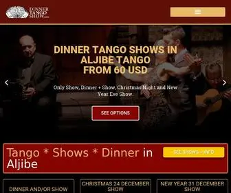 Dinnertangoshow.com(WordPress) Screenshot