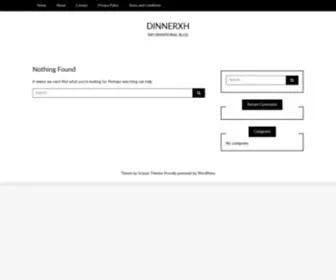 Dinnerxu.com(INFORMATIONAL BLOG) Screenshot
