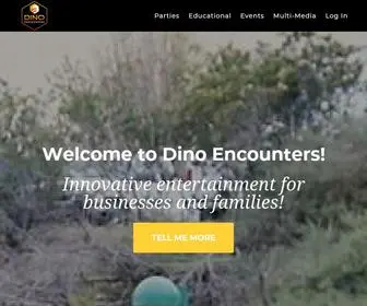 Dinoencounters.com(Dino Encounters) Screenshot