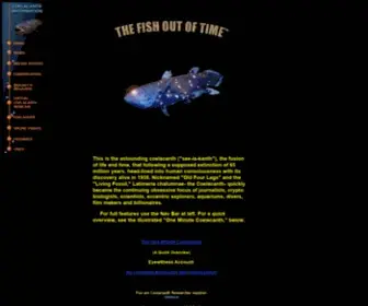 Dinofish.com(THE FISH OUT OF TIME) Screenshot