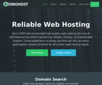 Dinohost.com(Web Hosting Services) Screenshot