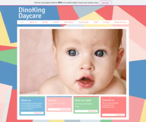 Dinokingdaycare.com(DinoKing Daycare) Screenshot