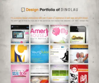 Dinolism.com(Dino Lau Design Portfolio) Screenshot