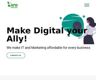 Dinomarketers.com(Dino Marketers) Screenshot