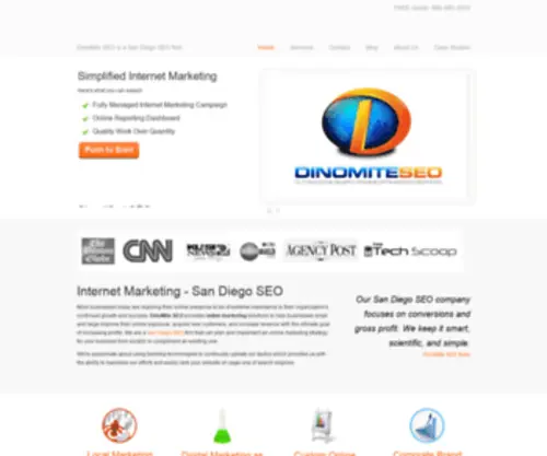 Dinomiteseo.com(San Diego SEO Company) Screenshot