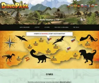 Dinopark.sk(Unikátní zábavní atrakce DINOPARK) Screenshot