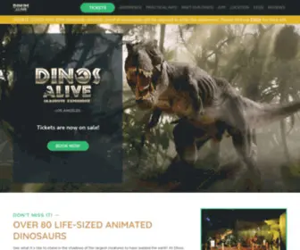 Dinosalivelosangeles.com(Dinos Alive Exhibit Los Angeles) Screenshot