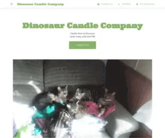 Dinosaurcandlecompany.com(Dinosaur Candle Company) Screenshot