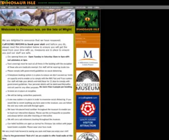 Dinosaurisle.com(Dinosaur Isle) Screenshot