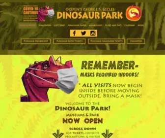 Dinosaurpark.org(Home & Hours) Screenshot