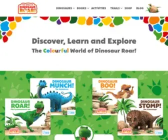 Dinosaurroar.com(The World of Dinosaur Roar) Screenshot