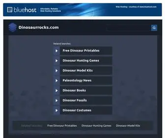 Dinosaurrocks.com(Welcome) Screenshot