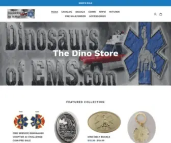 Dinosaursofems.com(The Dinosaurs of EMS Store) Screenshot