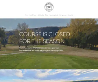 Dinosaurtrailgolf.com(Golf Course In Drumheller) Screenshot