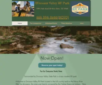 DinosaurvalleyrvPark.com(Camp ground) Screenshot