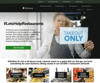 Dinova.com(Q1 state of business dining report insights for restaurants & corporate travel managers new release) Screenshot