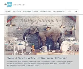 Dinprint.se(Välj) Screenshot