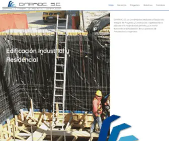 Dinproc.com.mx(Construccion toluca) Screenshot