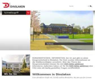 Dinslaken.de(Stadt Dinslaken) Screenshot