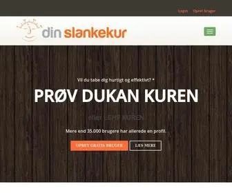 Dinslankekur.dk(Din Slankekur) Screenshot