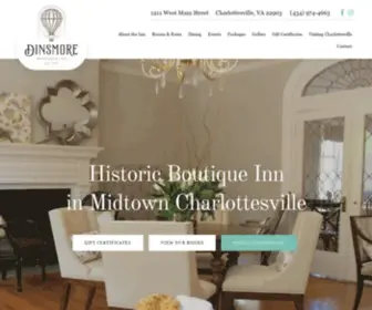 Dinsmorehouse.com(Historic Boutique Inn in Midtown Charlottesville) Screenshot