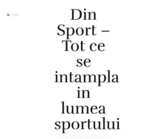 Dinsport.info(Din Sport) Screenshot