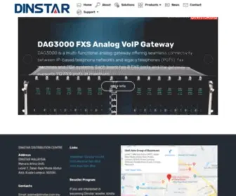 Dinstar.com.my(Dinstar Malaysia) Screenshot