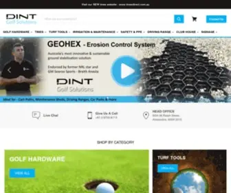 Dint.com.au(Golf course equipment and supplies) Screenshot