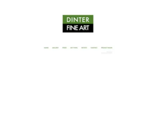 Dinterfineart.com(Dinter Fine Art) Screenshot